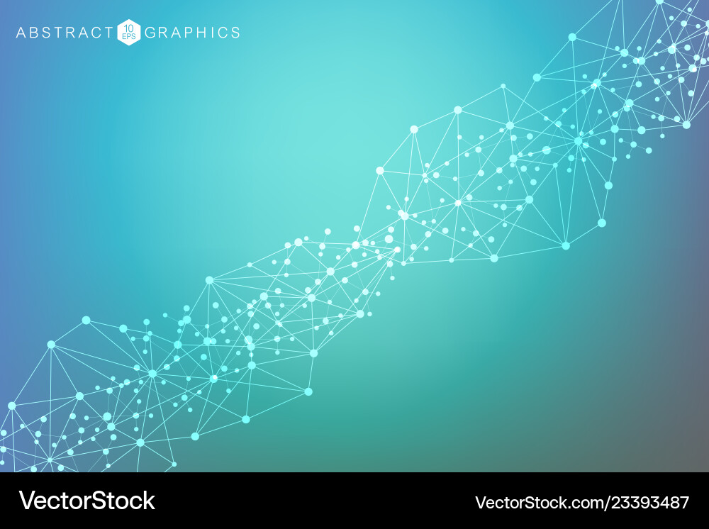 Geometric abstract background with connected line Geometric abstract background with connected line vector image