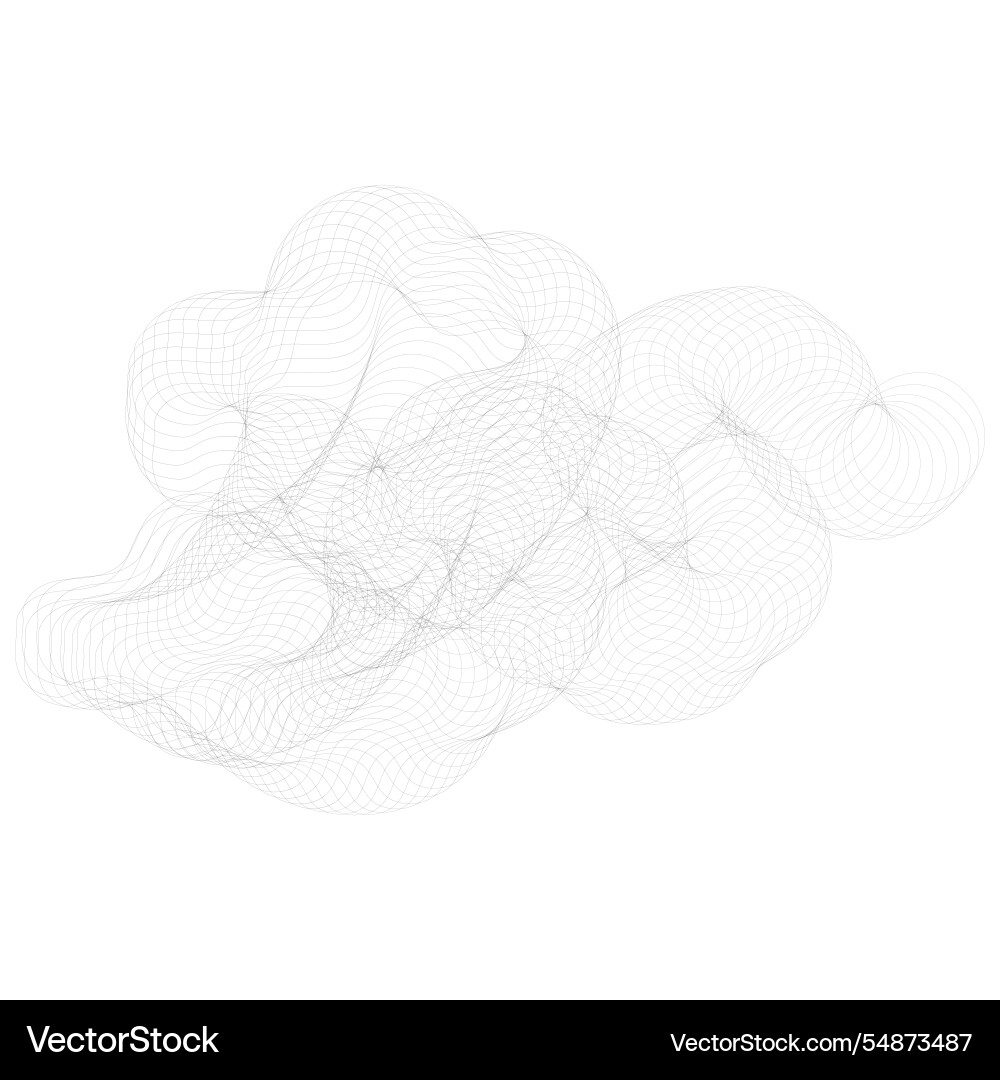 Gray wave abstract patterns Vector Image