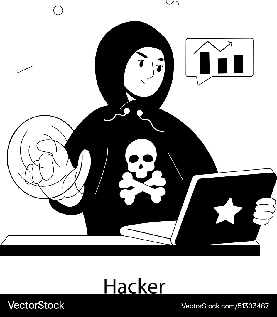 Hacker Vector Image