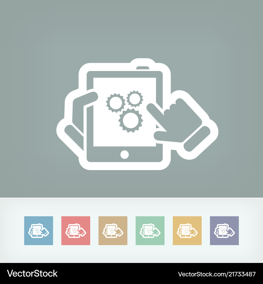 Setting device Setting device vector image