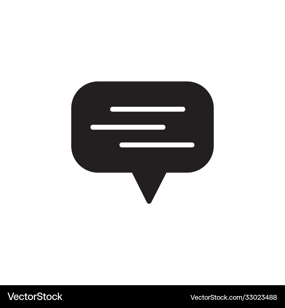Comment and message icon application perfect Comment and message icon application perfect vector image