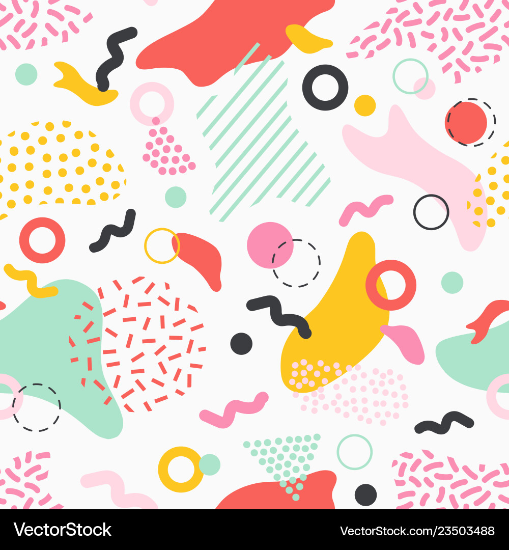 Retro Colorful Abstract Pattern vector image