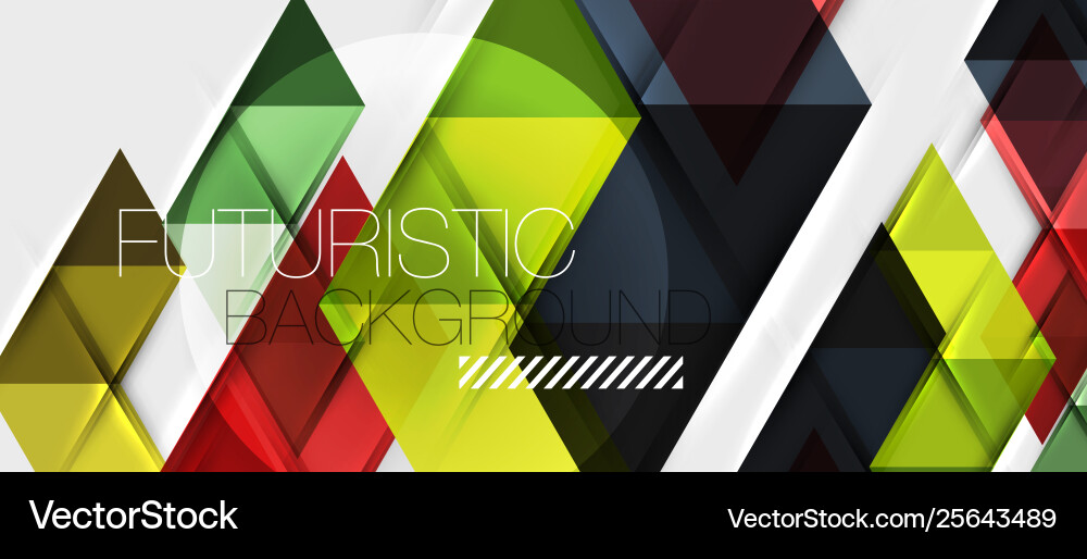 Abstract geometric background modern overlapping vector image