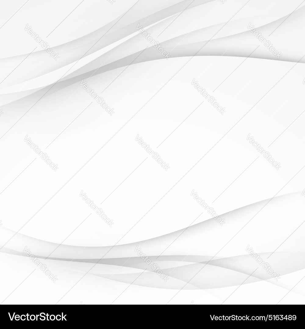 Soft abstract swoosh wave lines border layout vector image
