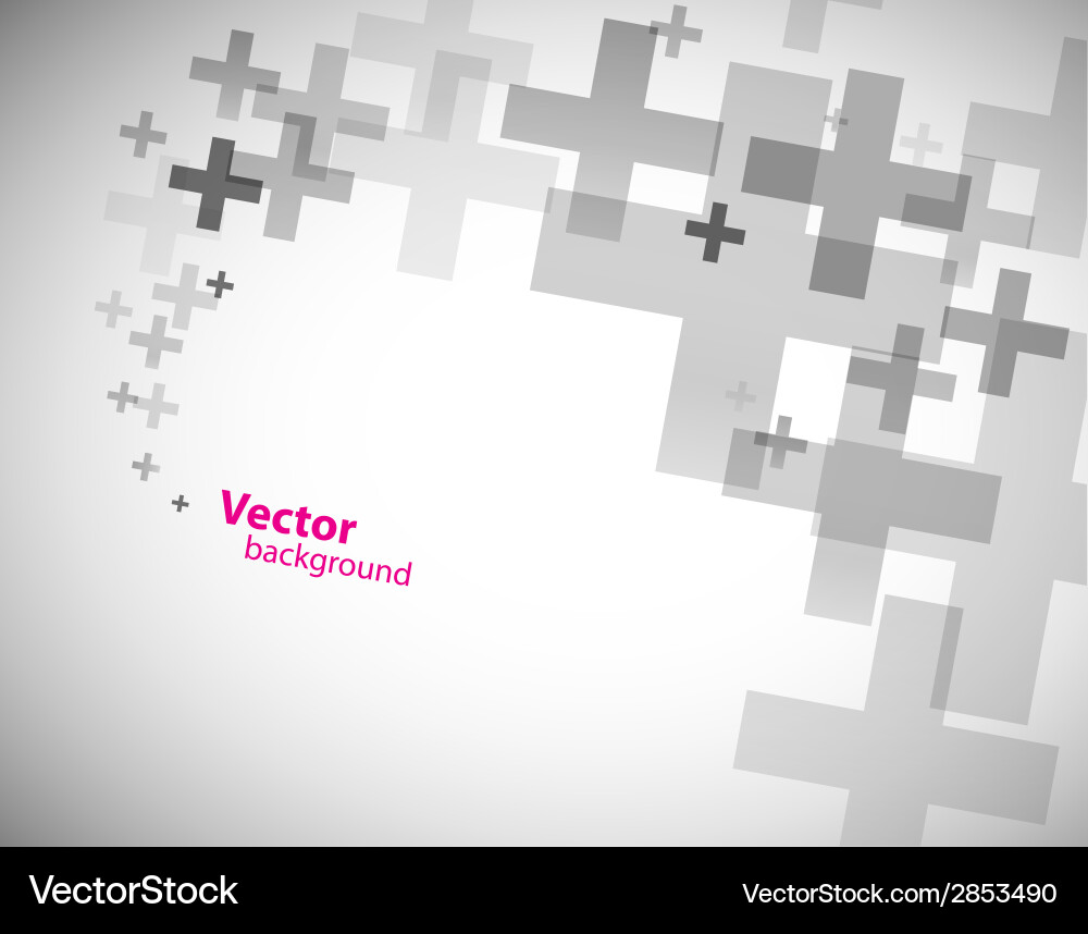 Abstract background created with plus sign vector image