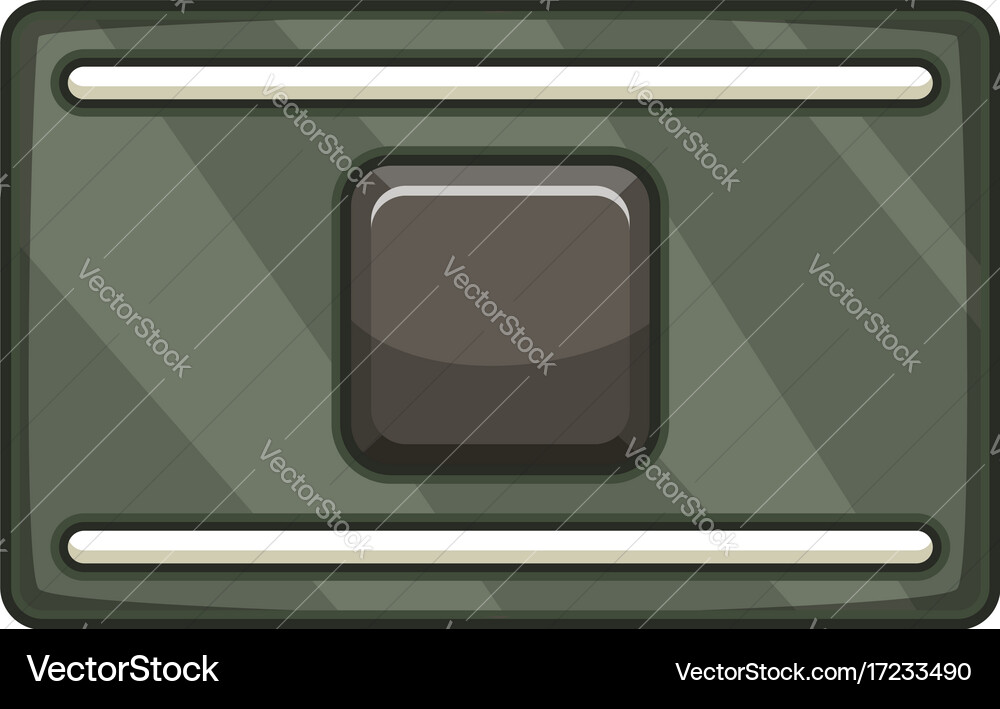 Cpu microprocessor chips icon cartoon style vector image