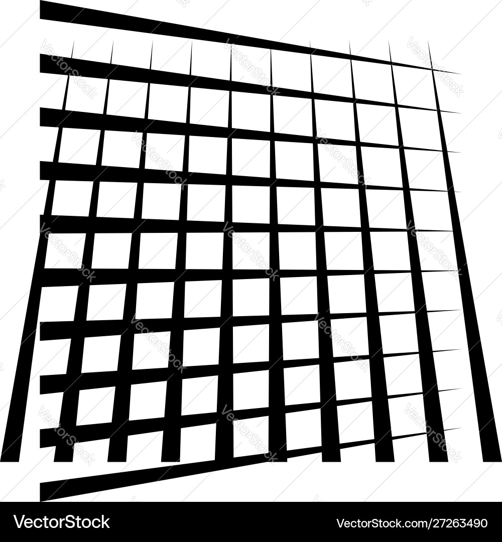 Grid mesh element cellular reticular grate Vector Image