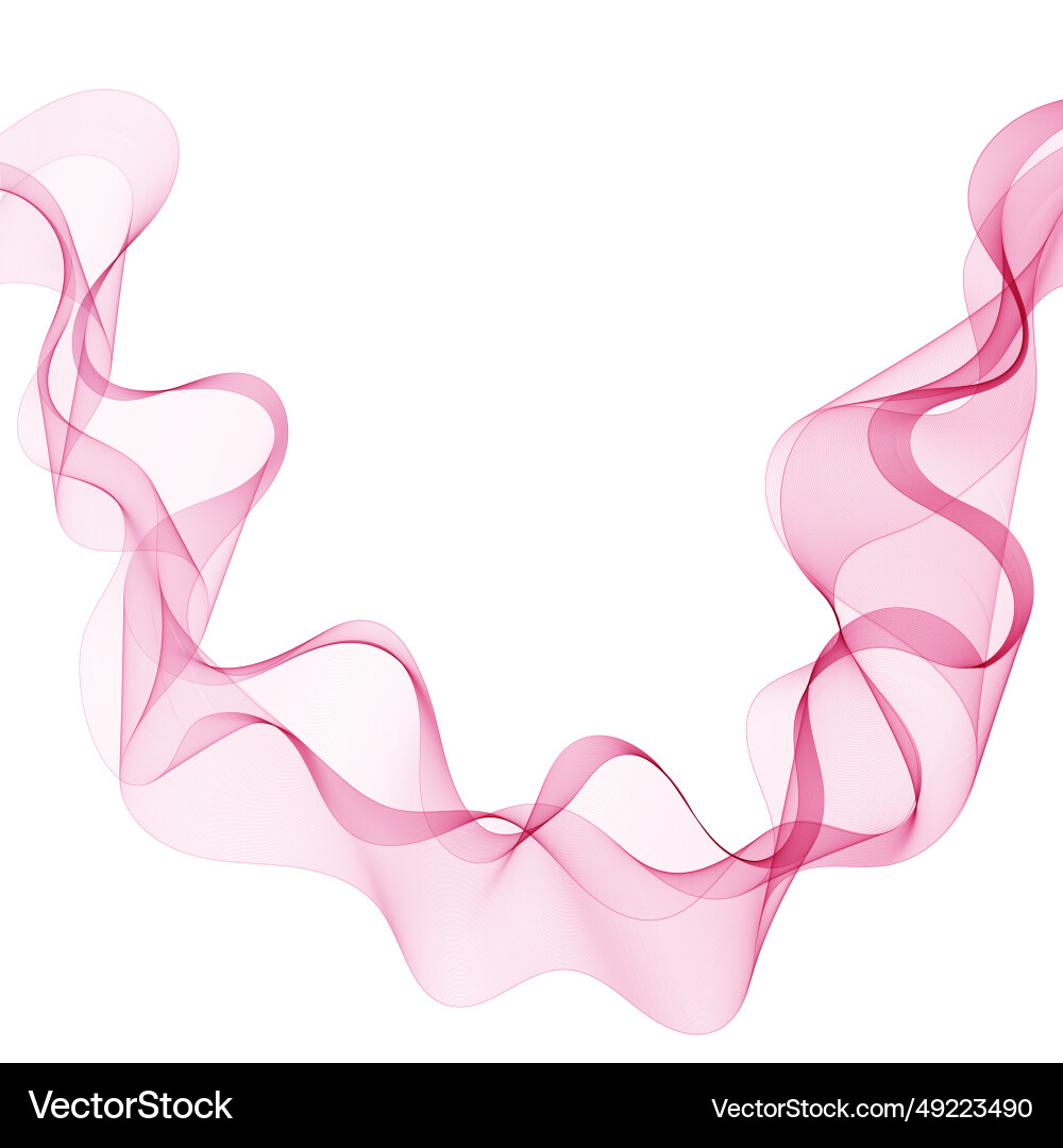 Pink abstract wave presentation template decor Pink abstract wave presentation template decor vector image