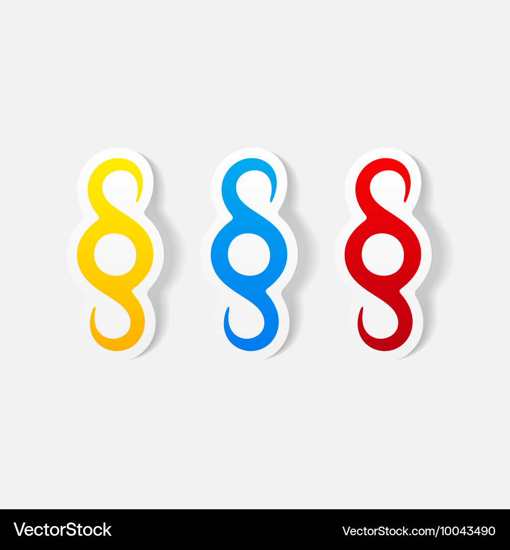 Realistic design element paragraph Vector Image