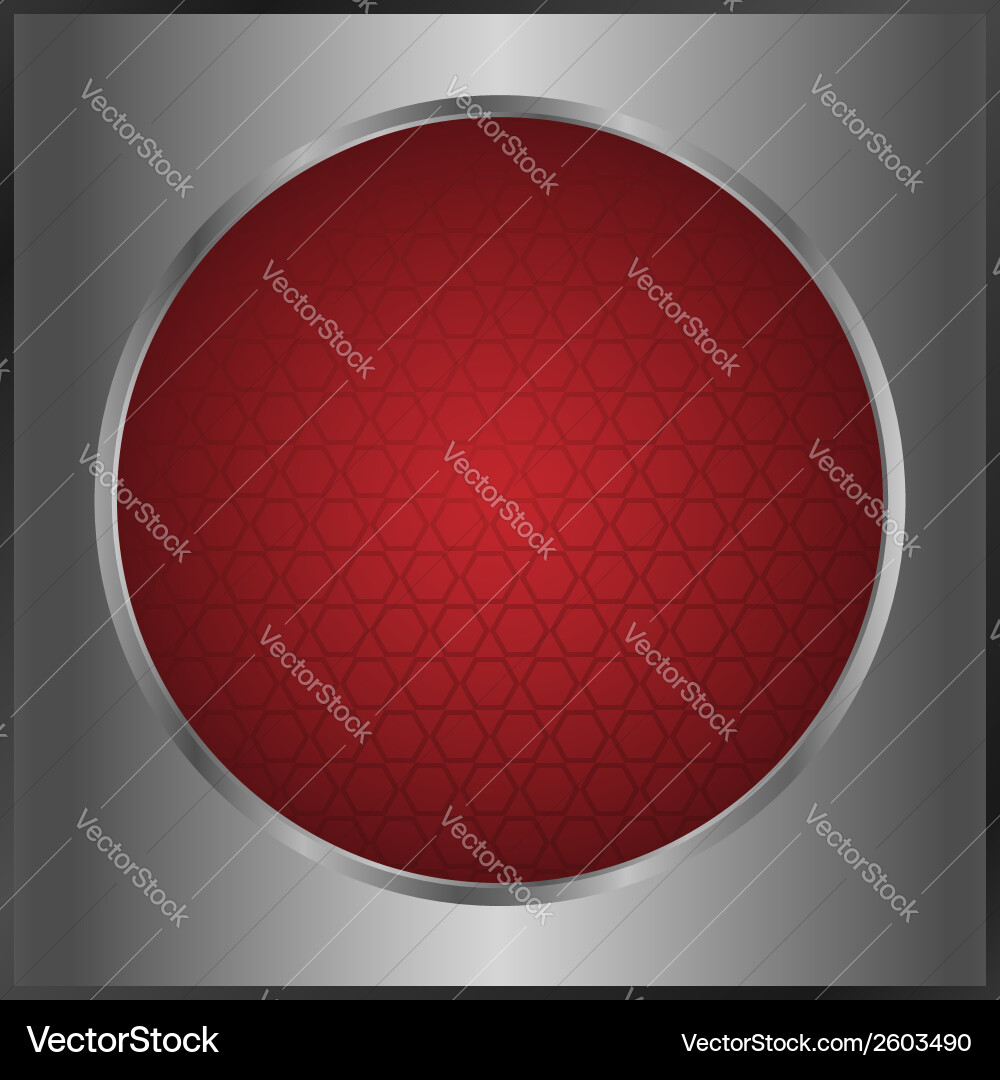 Red button Vector Image