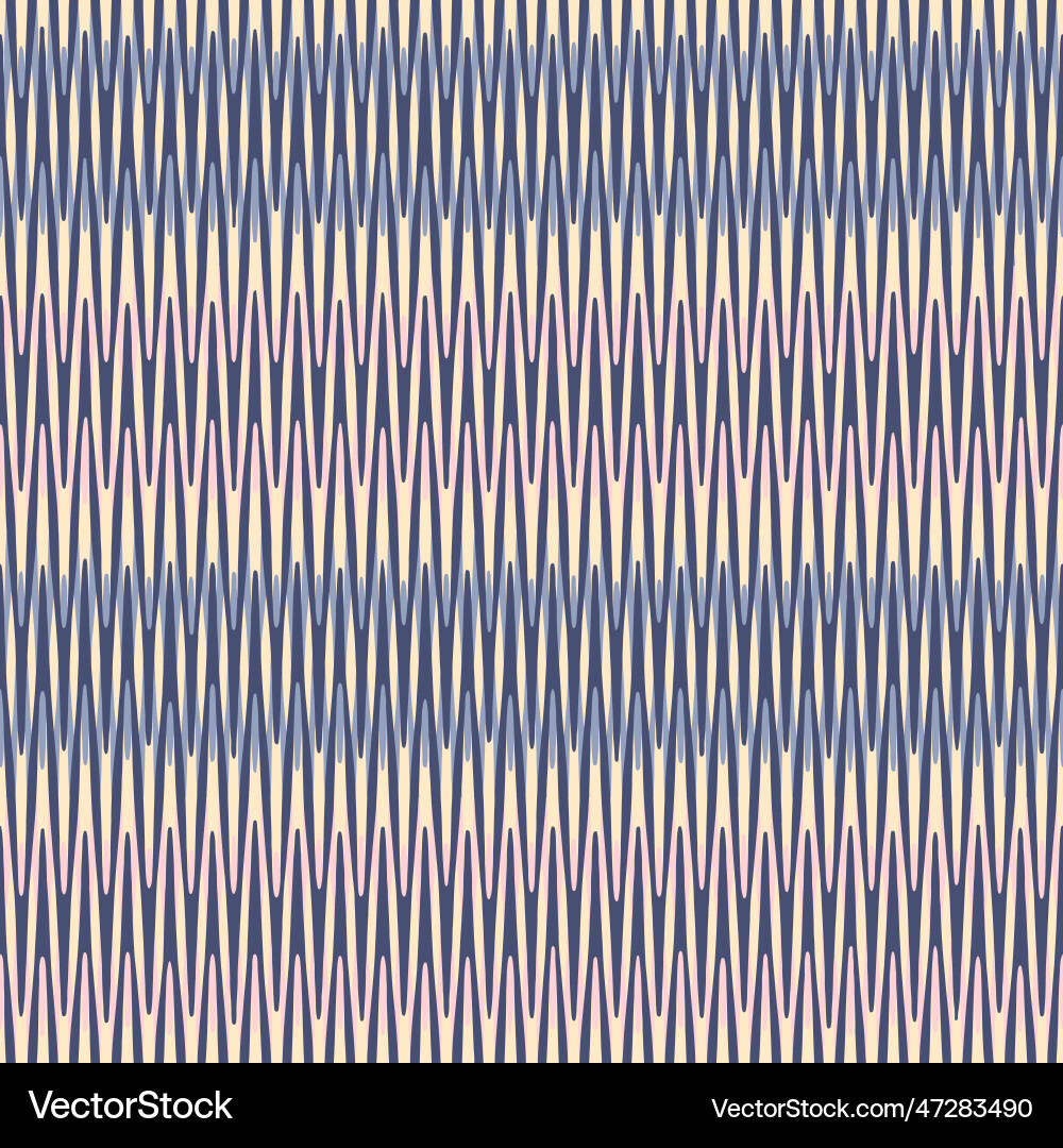 Subtle Zigzag Pattern vector image