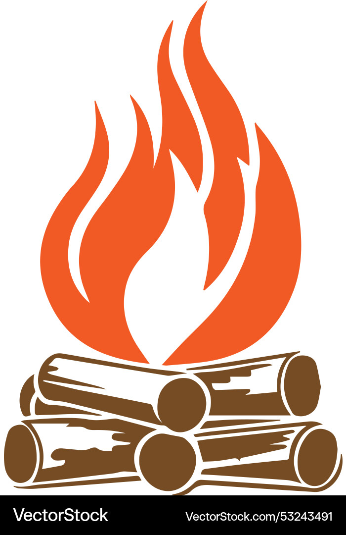 A fire image designed for multipurpose use Vector Image