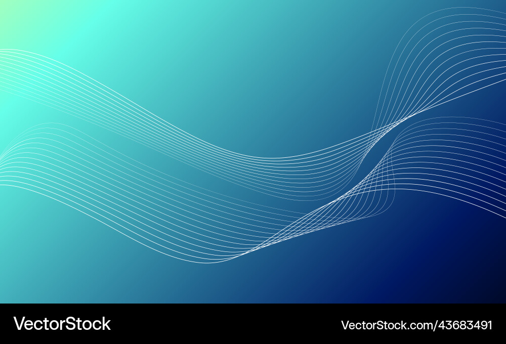 Abstract wave element for design digital vector image