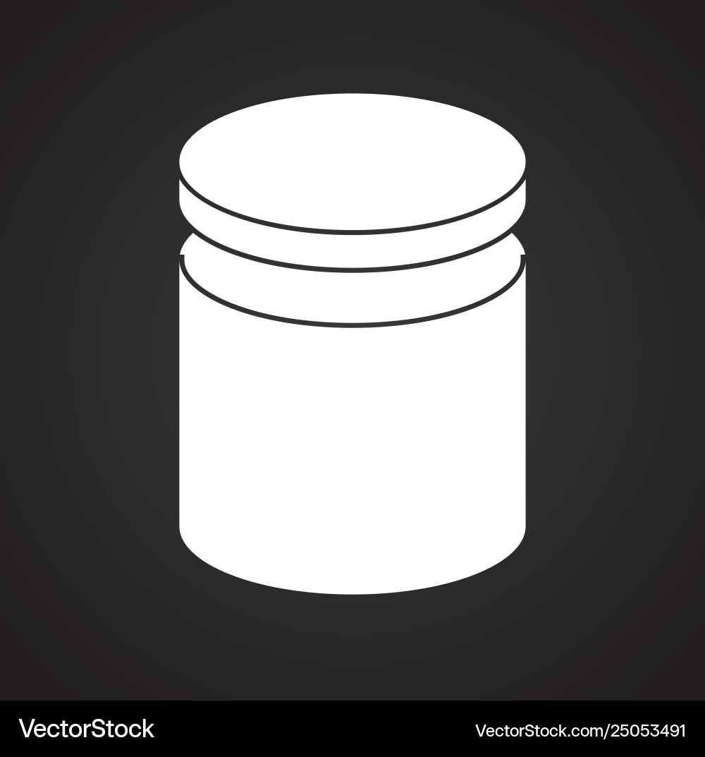 Box icon on background for graphic and web design Box icon on background for graphic and web design vector image