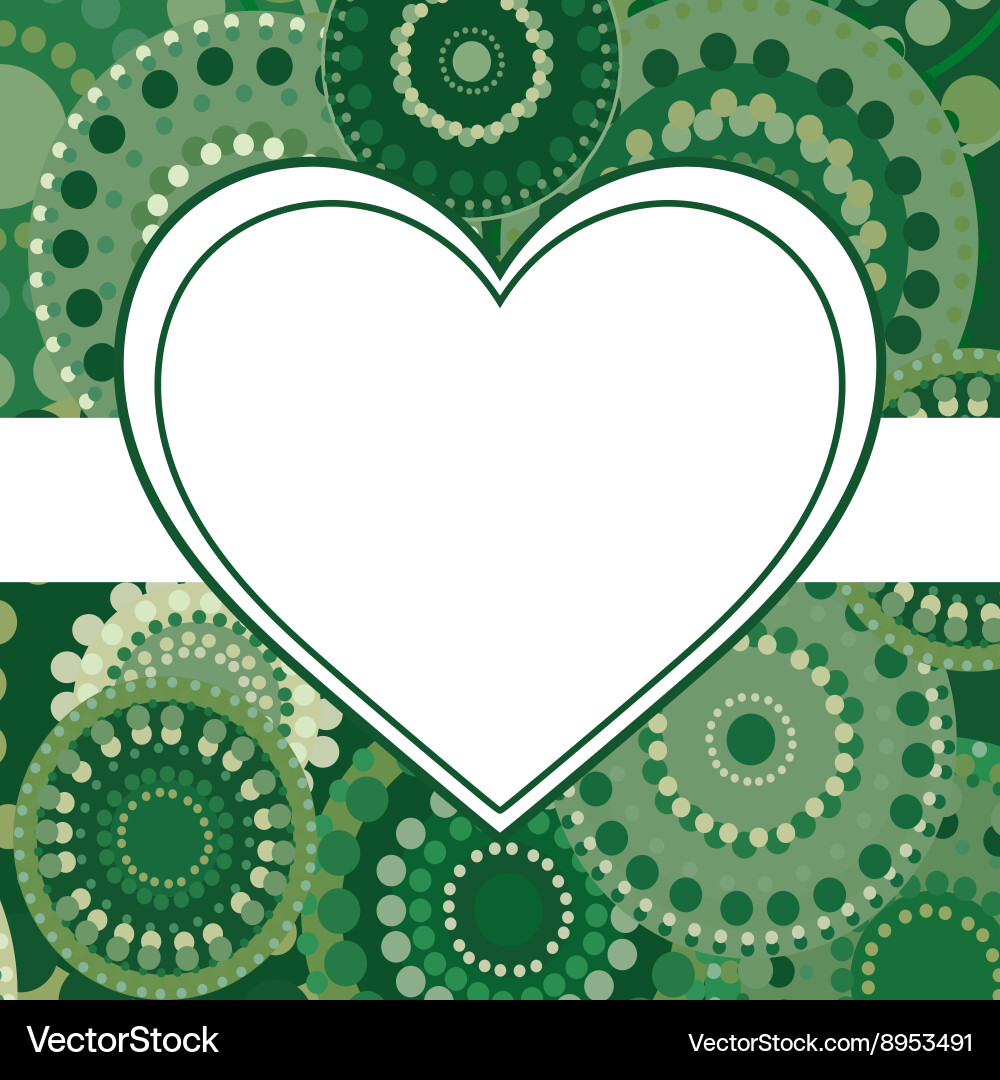 Patterned frame background invitation circular Vector Image