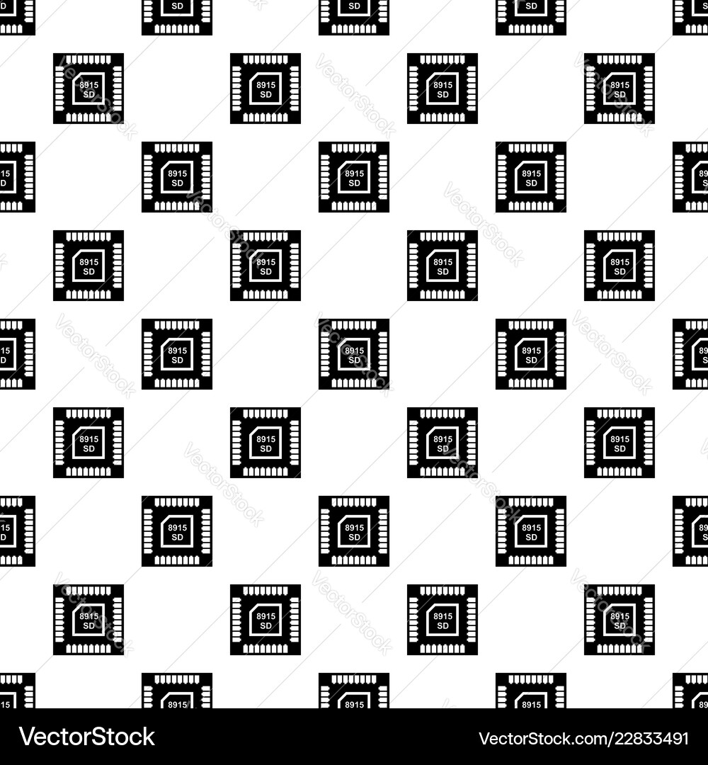 Technology microchip pattern seamless Technology microchip pattern seamless vector image