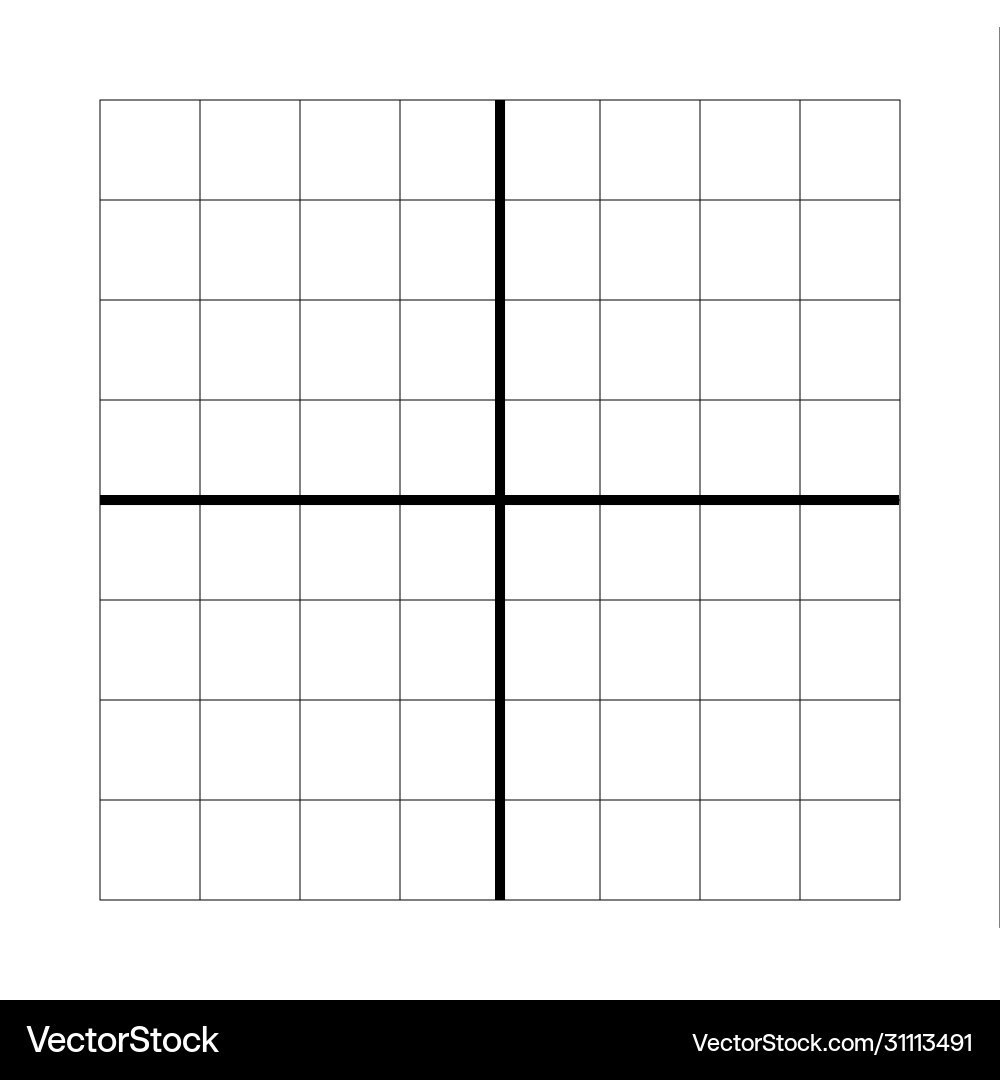 Two axis empty graphic for yours drawing Two axis empty graphic for yours drawing vector image