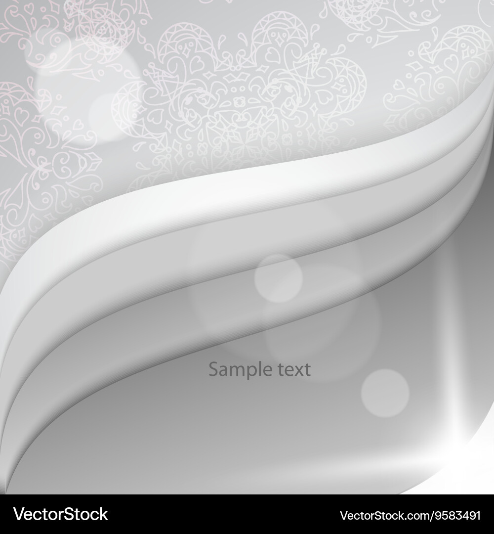 White papers with corner curl layer Vector Image