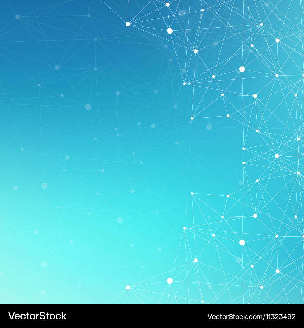 Abstract Data Network Background Vector Image
