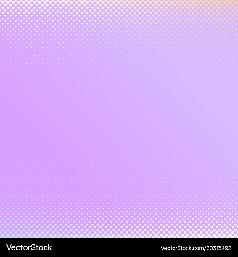 Abstract gradient heart pattern background design vector image