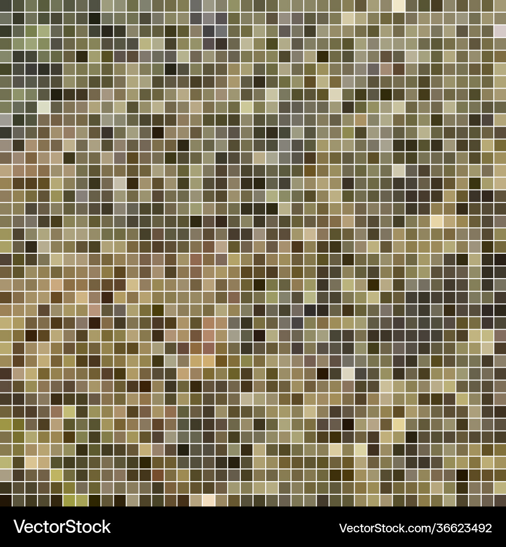 Abstract square pixel mosaic background Vector Image