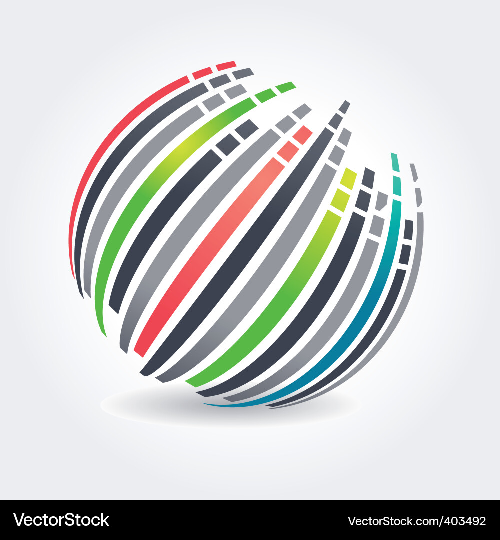 Global Connection Symbol vector image