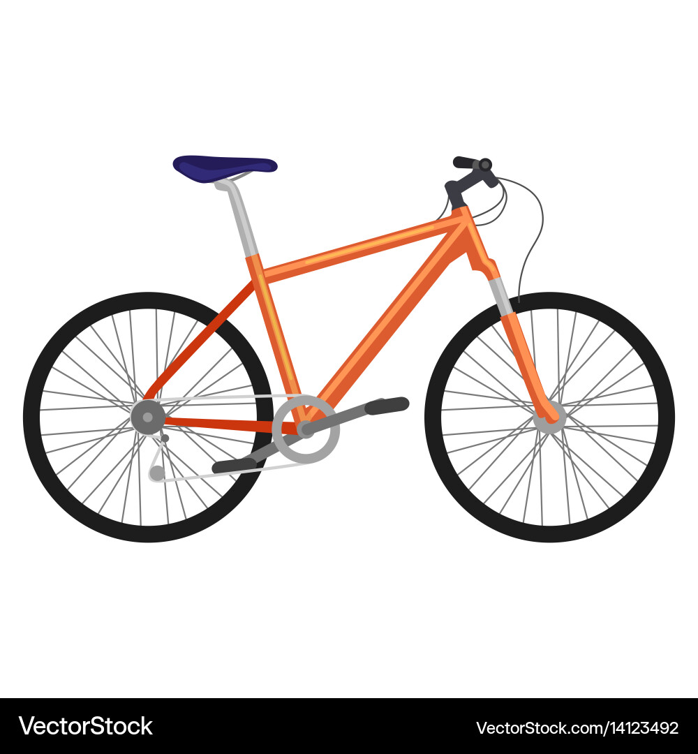 Isolated electric bicycle for sport or urban city Vector Image
