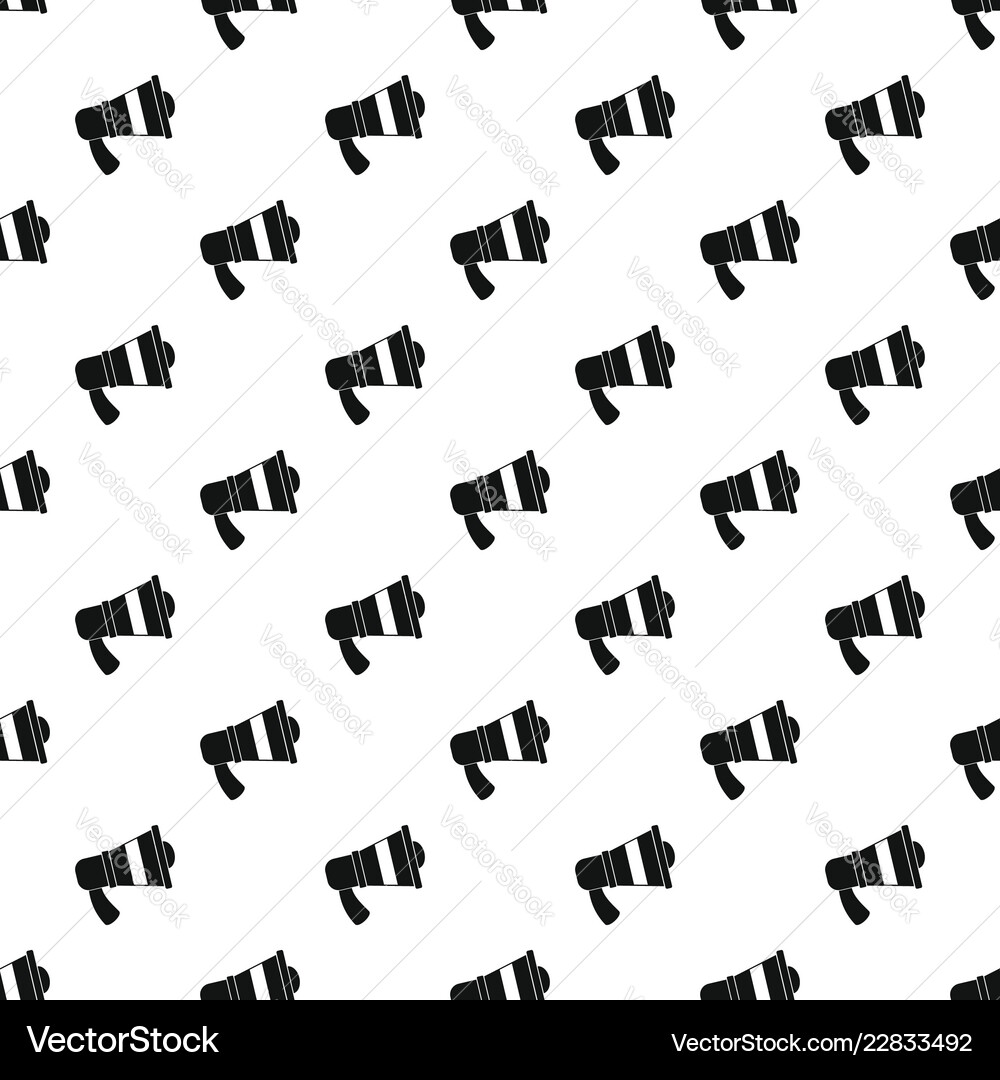 Megaphone pattern seamless Megaphone pattern seamless vector image