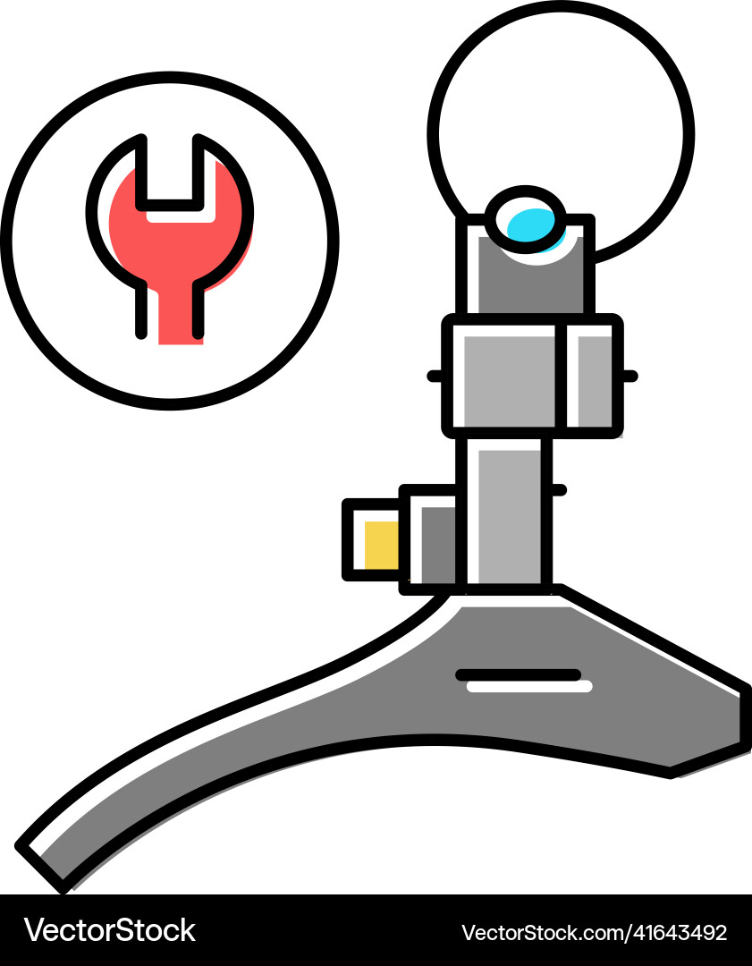 Switch front adjustment and replacement color icon Vector Image