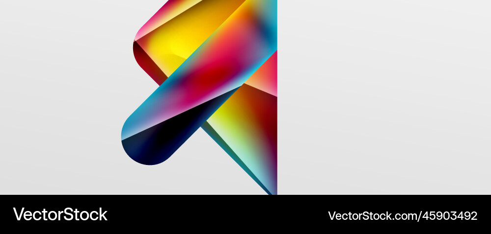 Triangle fluid color gradient abstract background Triangle fluid color gradient abstract background vector image