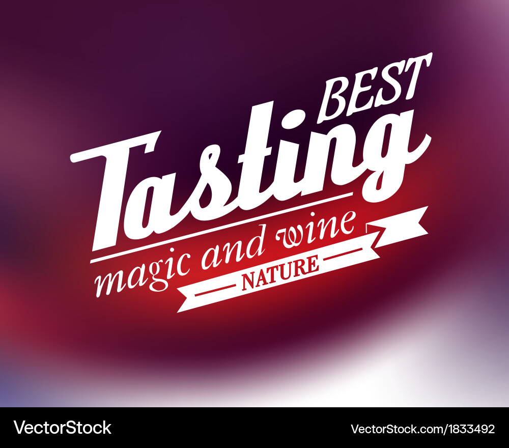 Wine Background with Text vector image
