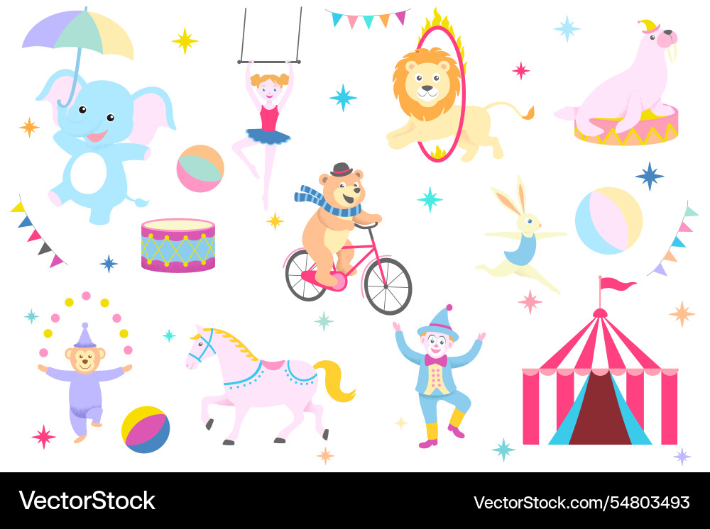 A set of isolated objects and characters related t A set of isolated objects and characters related t Vector Image