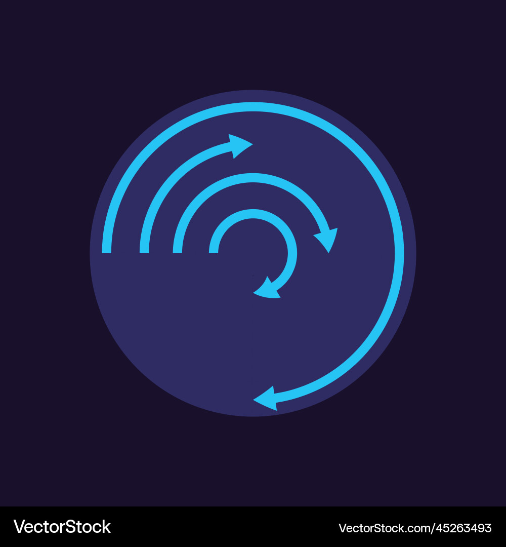 Circular infographic chart design element Circular infographic chart design element vector image