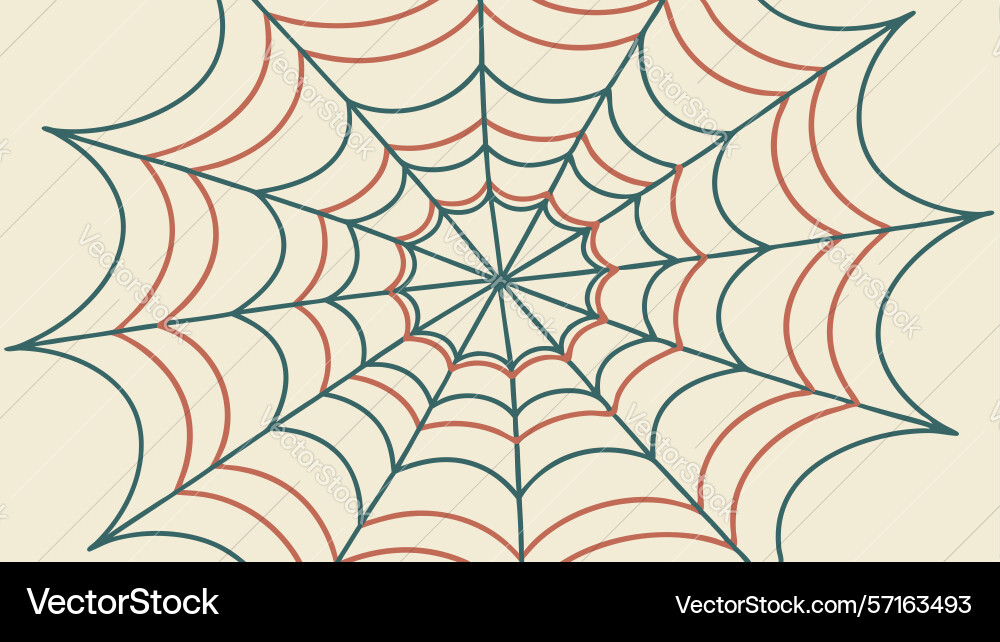 Delicate spider web pattern design generative ai vector image
