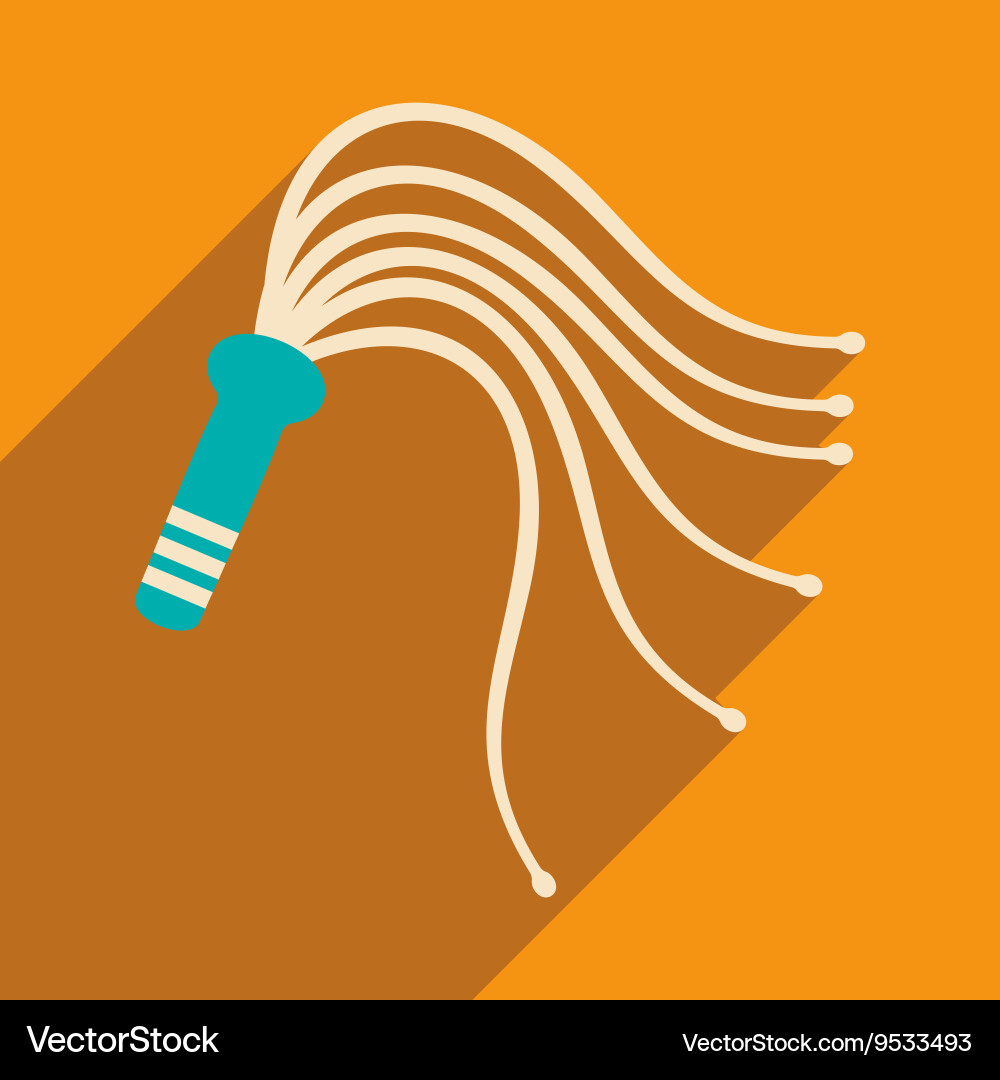 Flat with shadow icon and mobile application Vector Image