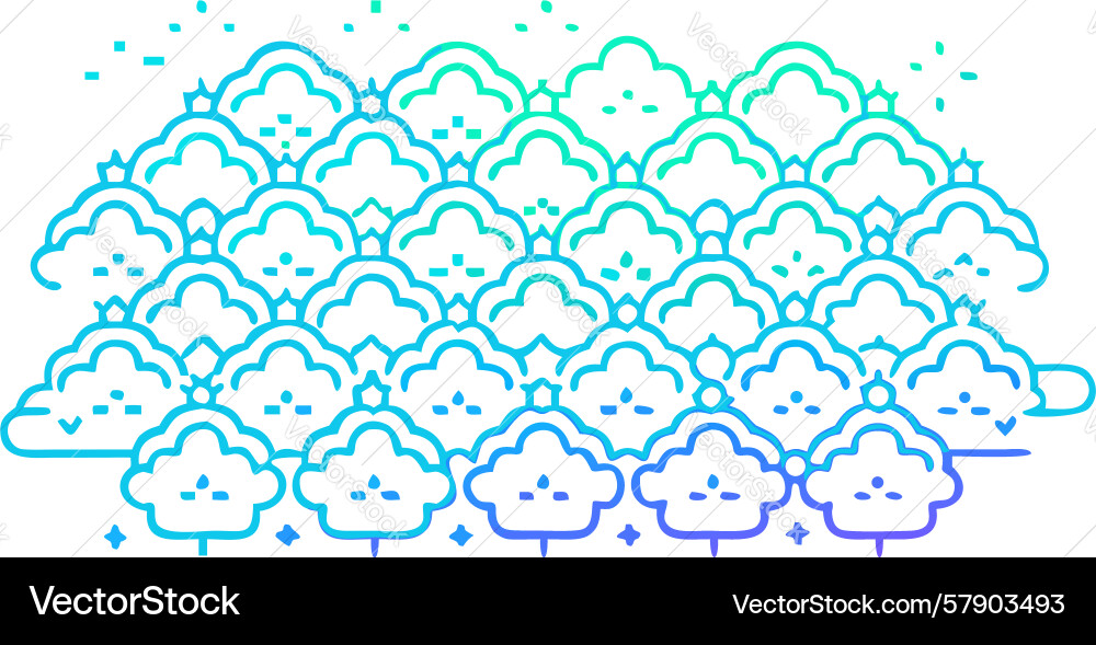 Futuristic honeycomb hexagonal pattern for tech Vector Image