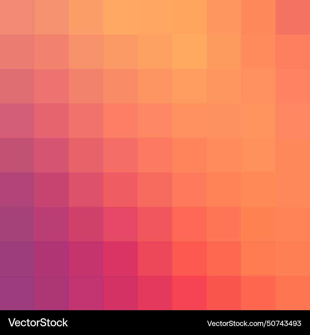 Gradient pixel background abstract geometric vector image