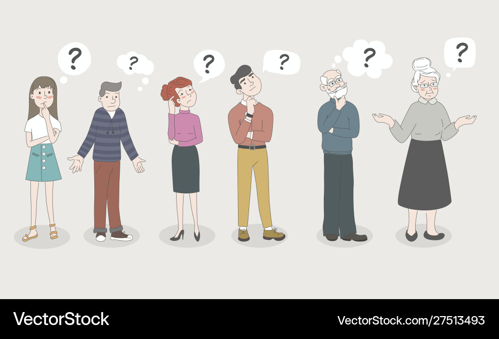 People - teen girl boy woman man old men People - teen girl boy woman man old men vector image