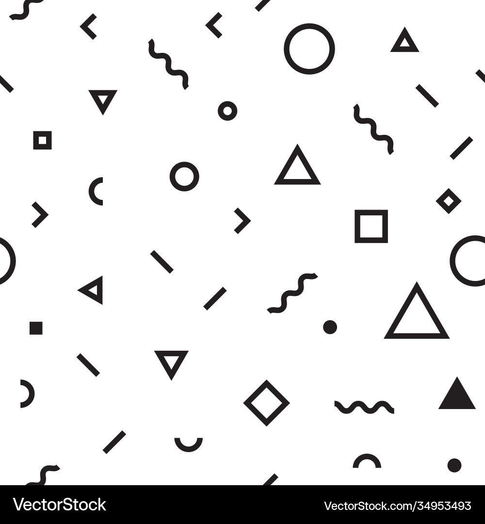 Seamless pattern abstract geometric shape Seamless pattern abstract geometric shape vector image