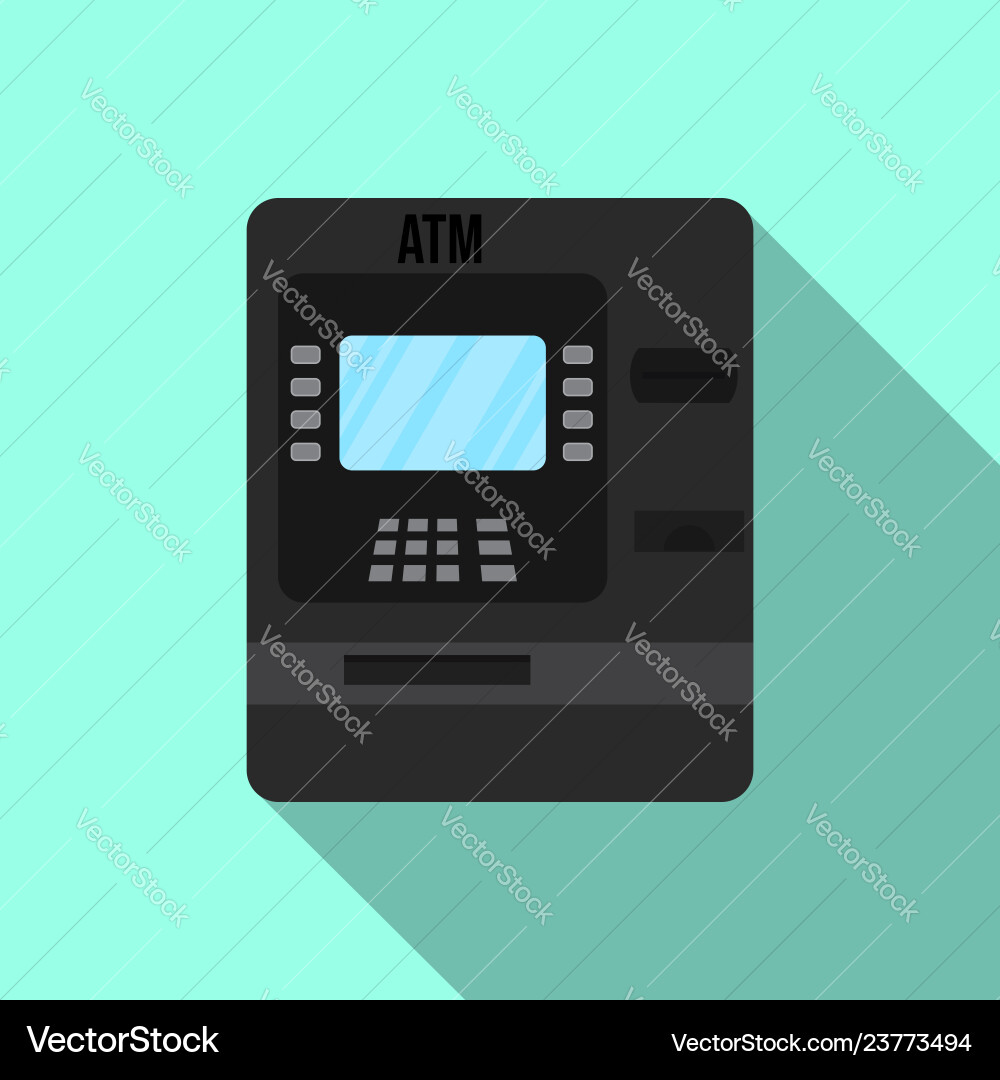 Atm - automated teller machine Atm - automated teller machine Vector Image