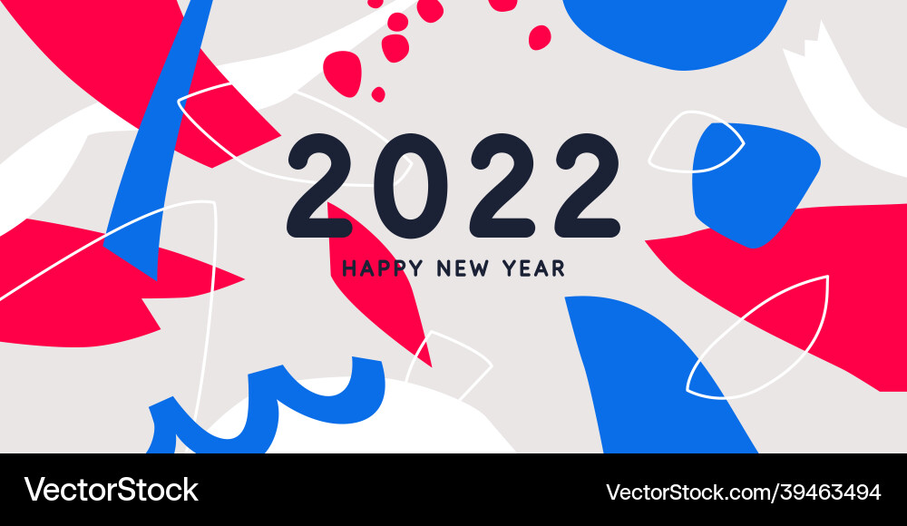 Background with the inscription happy new year Background with the inscription happy new year vector image
