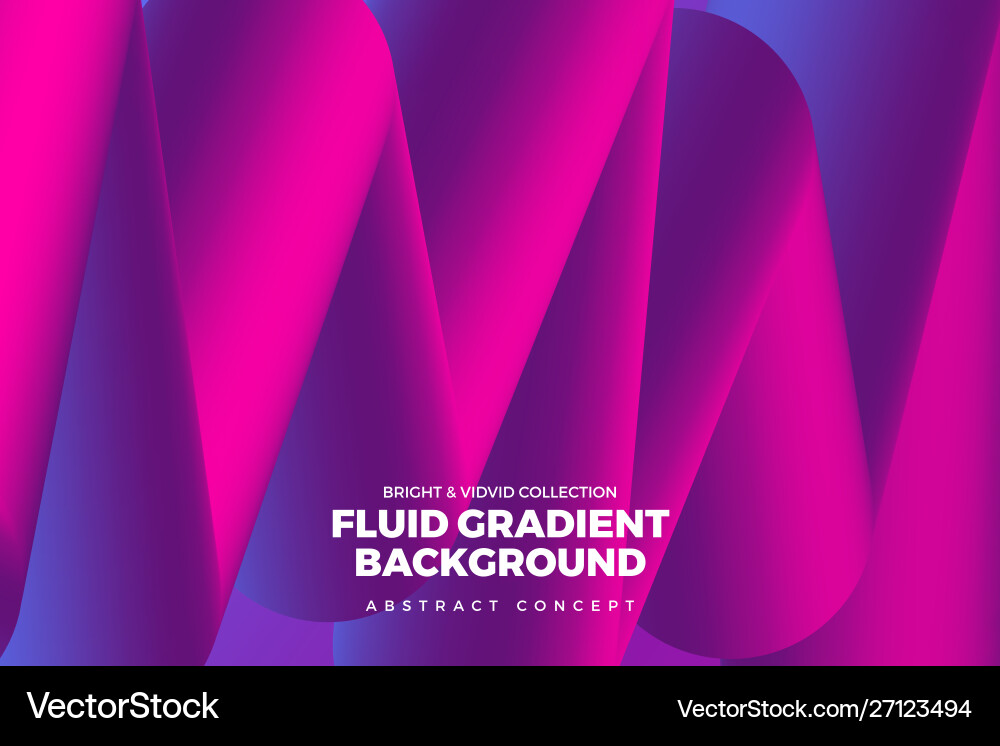 Fluid gradient background Fluid gradient background vector image