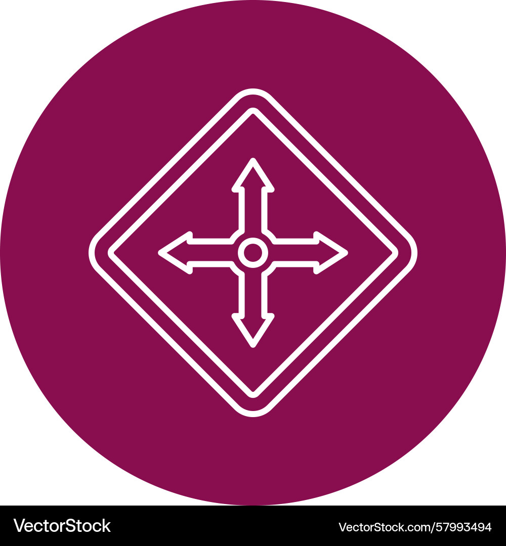 Multi Circle Move Selector Vector Image