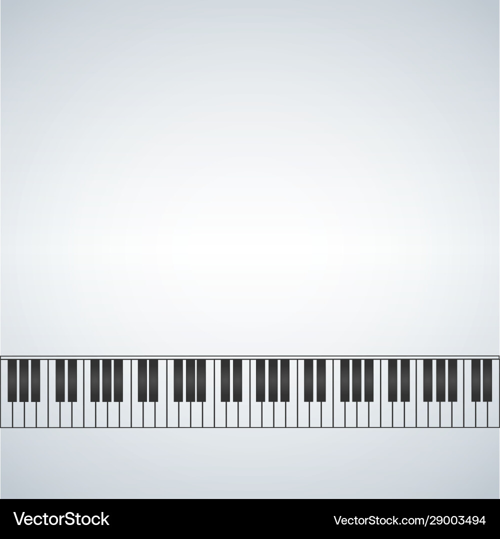 piano-template-music-creative-concept-with-blank-vector-image