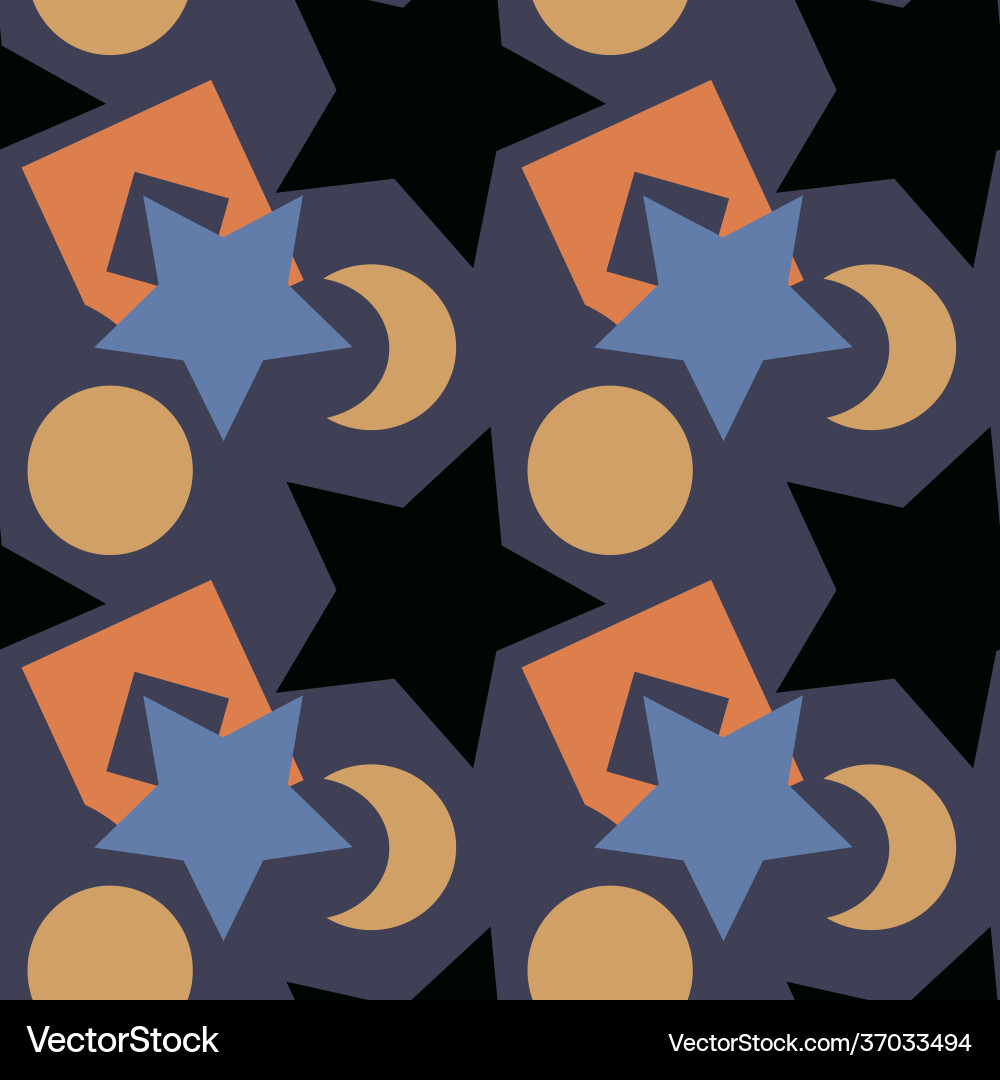 Seamless texture pattern on a square background vector image