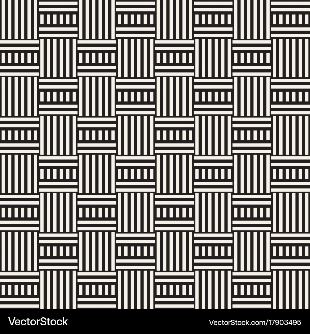 Abstract geometric pattern with stripes lattice vector image