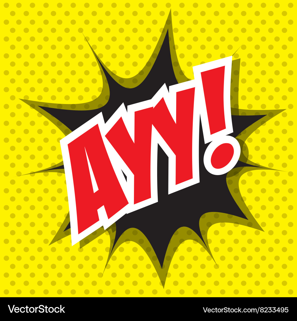 Dynamic Pop Art Explosion Vector Image