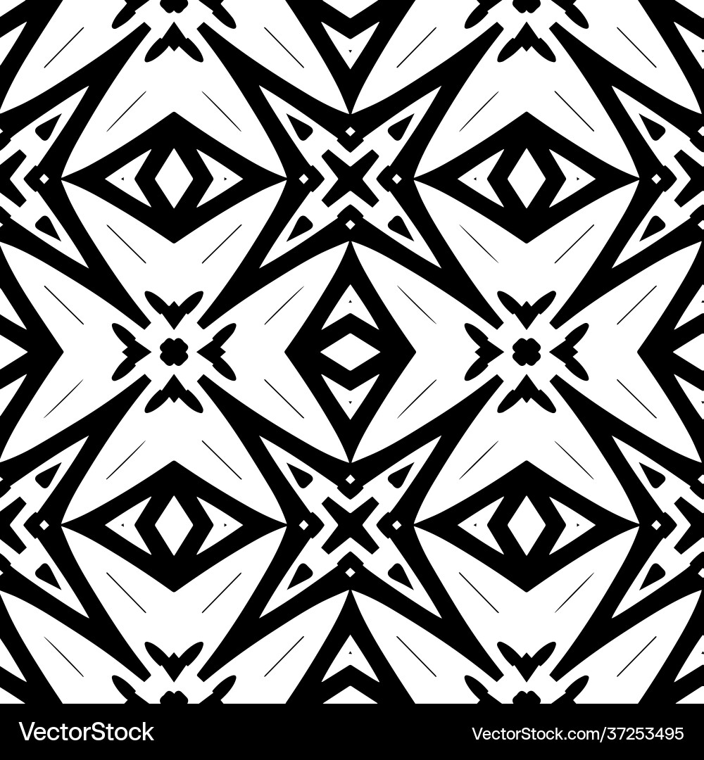 Geometric pattern with triangular elements vector image