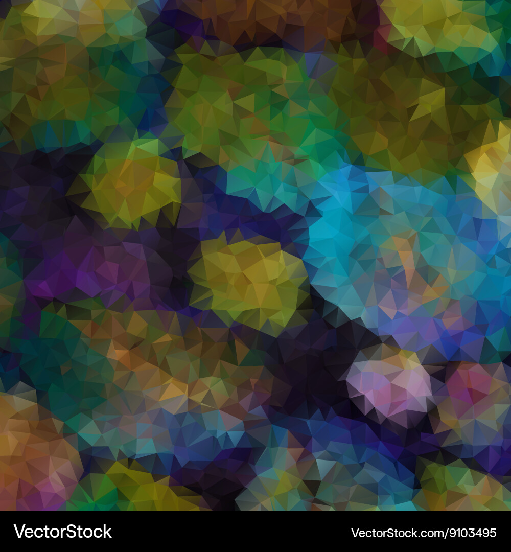 Painted style composition with angular shapes Vector Image