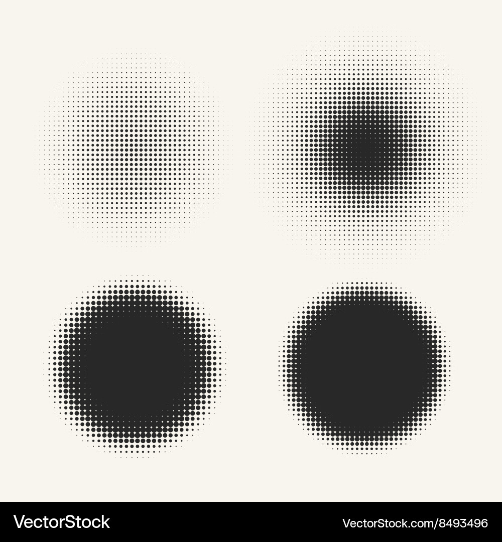 Abstract circle shapes with space for text vector image